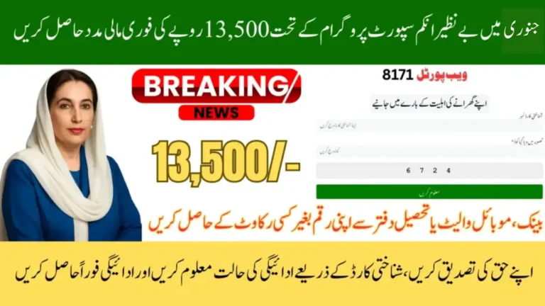 BISP 8171 January 2026 Payment Status Check And How to Receive