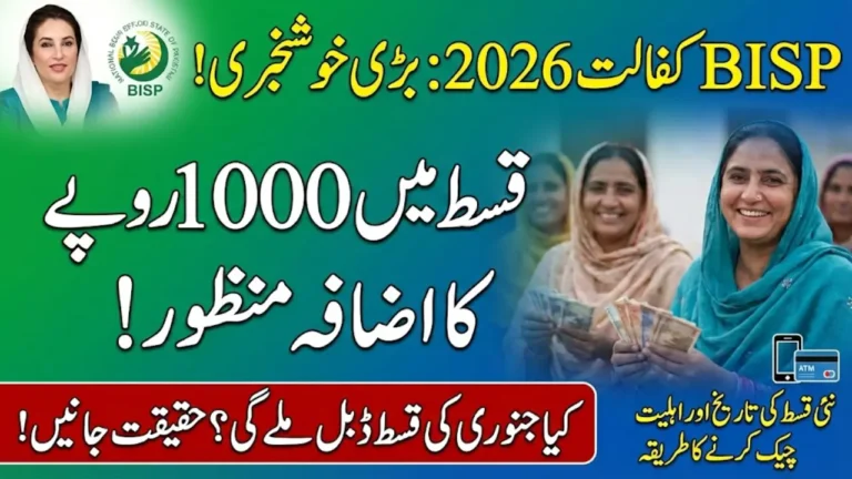 BISP 8171 Kafalat Program 2026 New Payment Increase Approved, Check Your Status Online