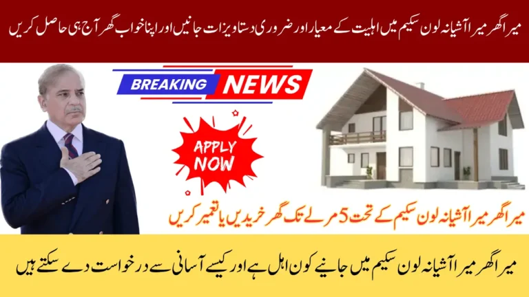Mera Ghar Mera Ashiana Loan Scheme Eligibility Criteria and Required Documents