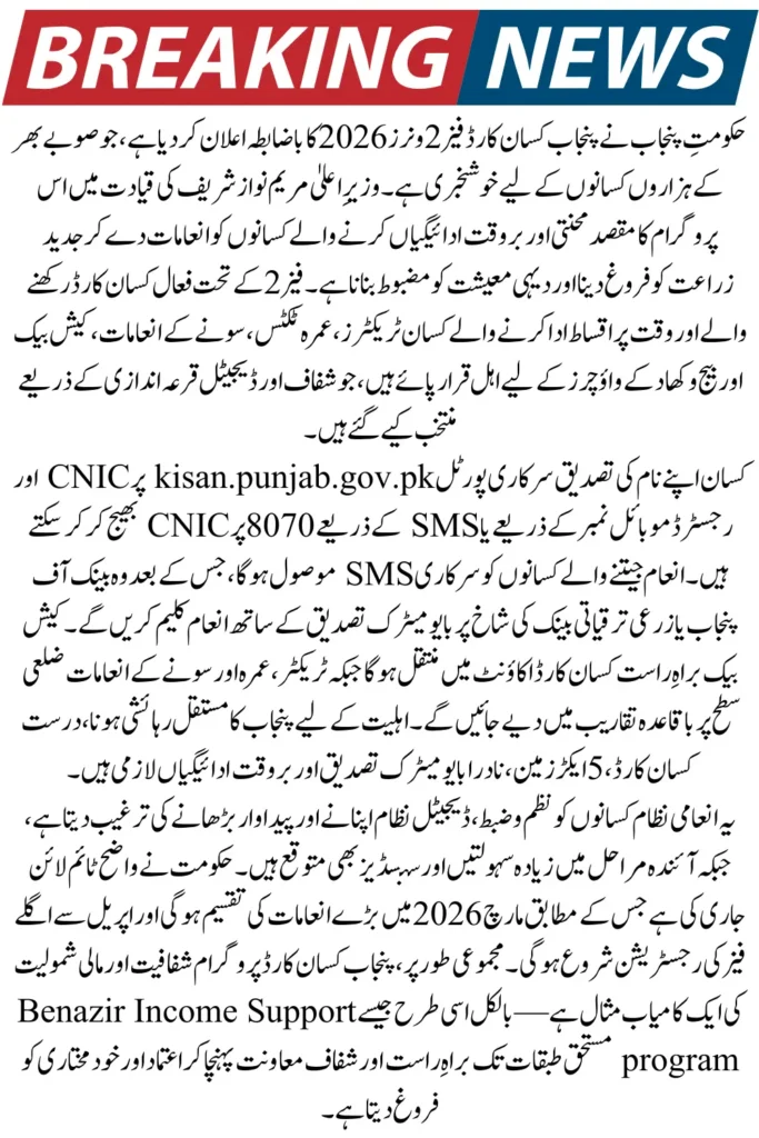 Punjab Kisan Card Phase 2 Winners 2026 – Check Your Name & Claim Prizes Now