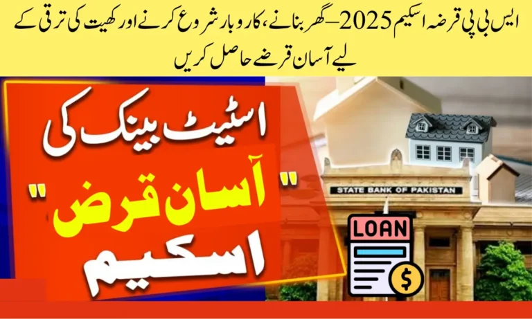 SBP Loan Scheme 2025 – Apply Online for Easy Home, Business & Agriculture Financing Across Pakistan