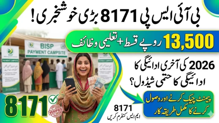 BISP 8171 2026 Payment Schedule Check Your District-Wise Disbursement Dates & Eligibility Now