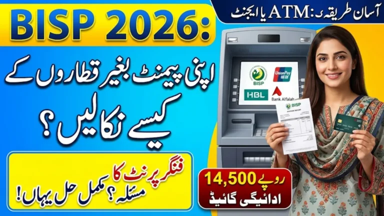 BISP 8171 ATM Withdrawal Guide 2026: How to Collect Rs. 14,500