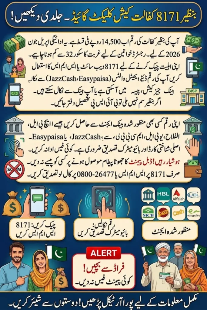 BISP 8171 Payment Schedule 2026 HBL & Alfalah Withdrawal Start Date Announced