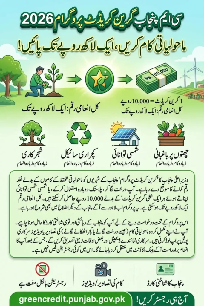 CM Punjab Green Credit Program 2026 Apply Online for Eco-Friendly Loans & Government Incentives