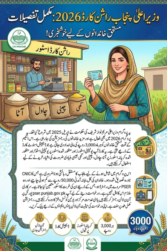 CM Punjab Ration Card 2026: Eligibility, Documents, and How to Apply