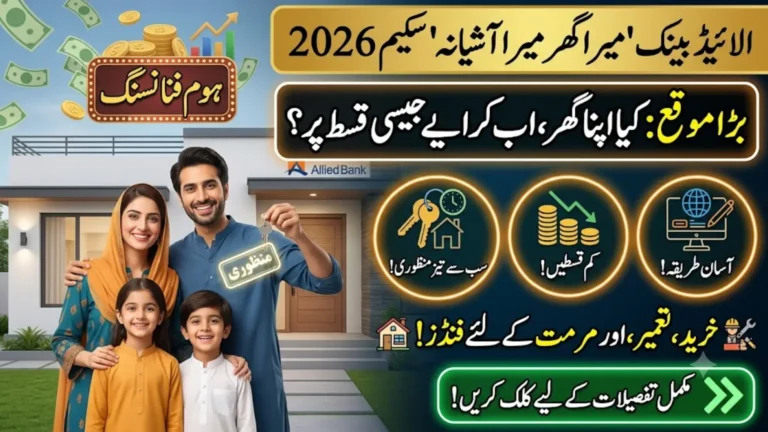 Mera Ghar Mera Ashiana Allied Bank 2026 Fastest Home Loan Approval, Online Apply & Complete Eligibility Guide