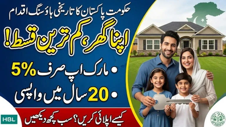 Mera Ghar Mera Ashiana Scheme 2026 Get Fast Home Loan Approval via HBL with Low Markup & Easy Terms