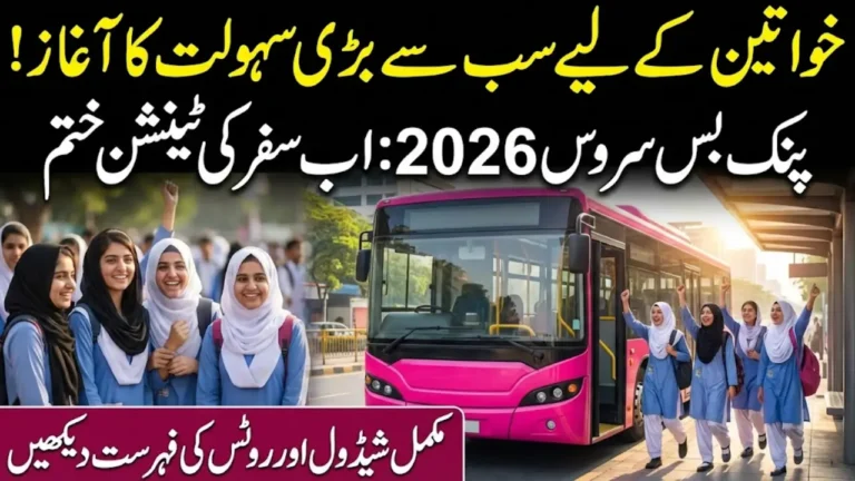 New Pink Bus Service Launched to Ensure Safe Transport for Women – Check Routes & Schedule