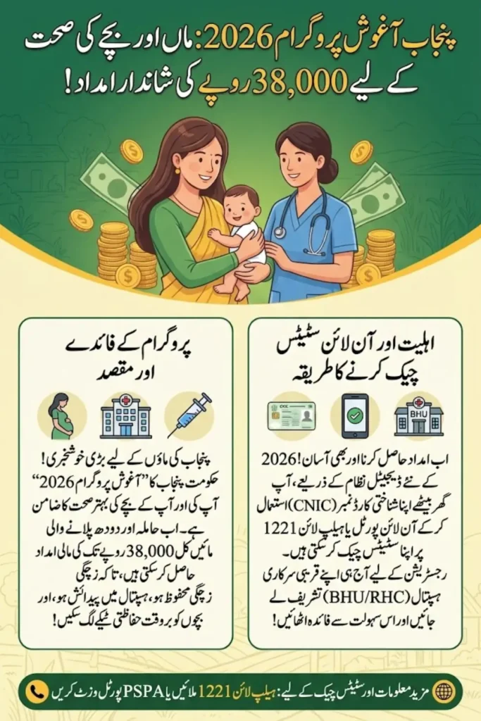 Punjab Aghosh Program 2026: Check CNIC Status & Receive Rs. 38,000 Support