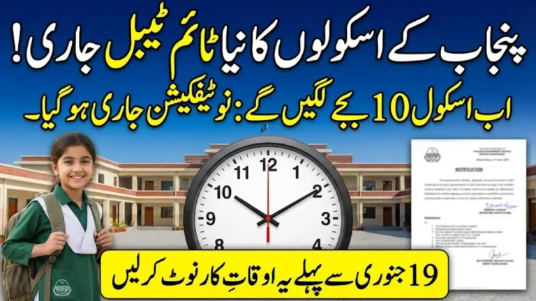 Punjab Government School Working Hours 2026: New Timings and Teacher Responsibilities