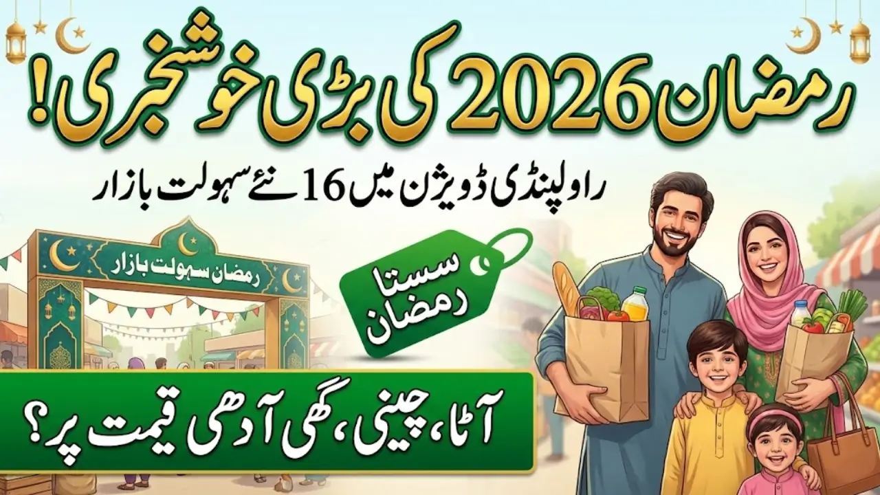 Sahulat Bazaars Rawalpindi offering affordable essentials