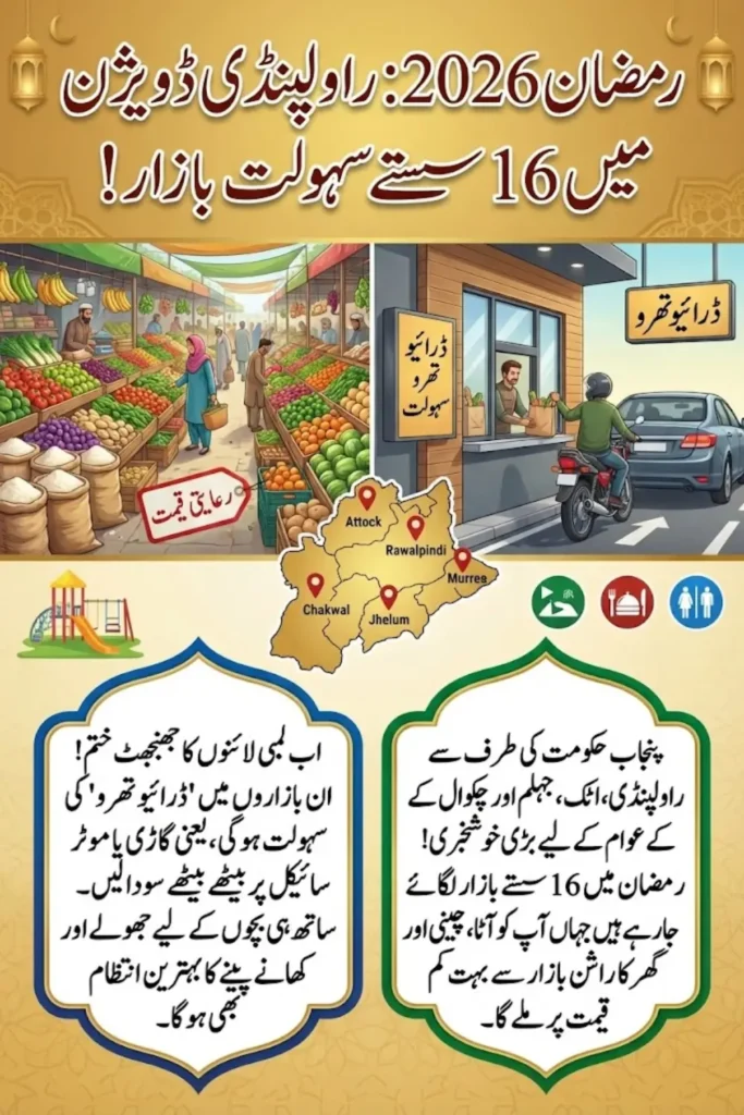 Punjab government initiatives for Sahulat Bazaars