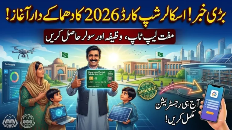 Scholarship Card Program 2026 – Registration Opens for Students to Get Monthly Stipend & Fee Waivers