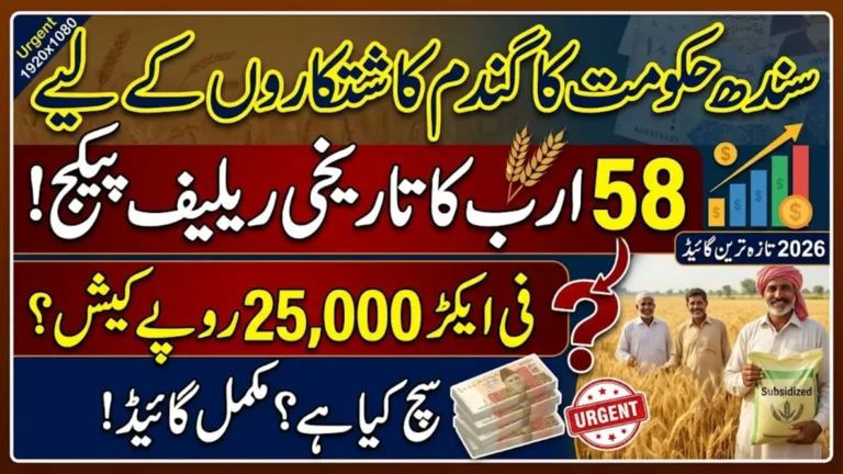 Sindh Wheat Growers Support Program 2026 Subsidy, Eligibility & Status Check