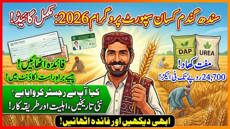 Sindh Wheat Growers Support Program 2026 – Subsidy Details, Registration & Full Support Package Overview
