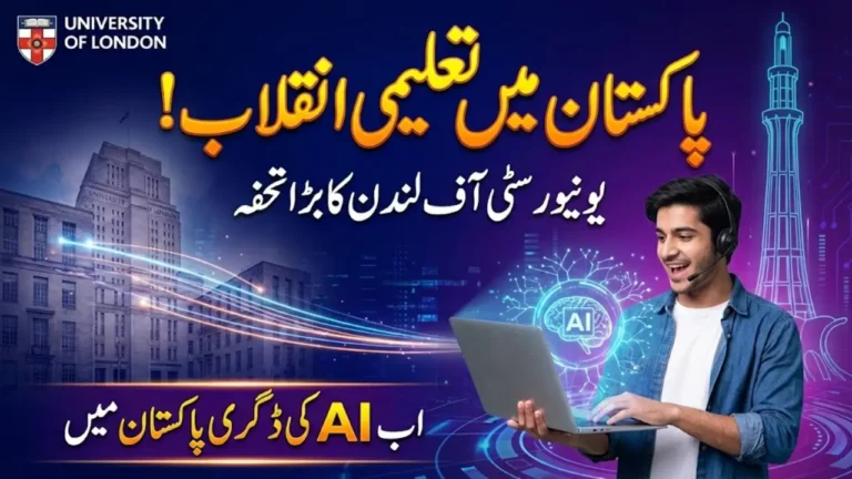 University of London Pakistan Education Investment: From Teacher Training to AI Degree Launch