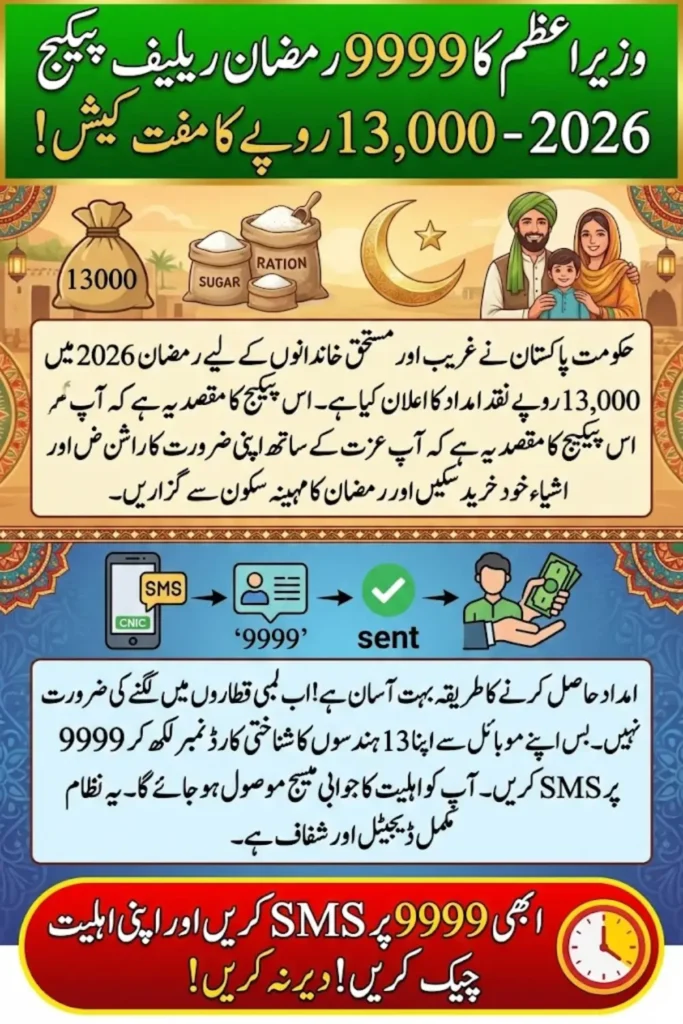 9999 PM Ramzan Relief Package 2026 Check Payment & Eligibility Online via Official Web Portal