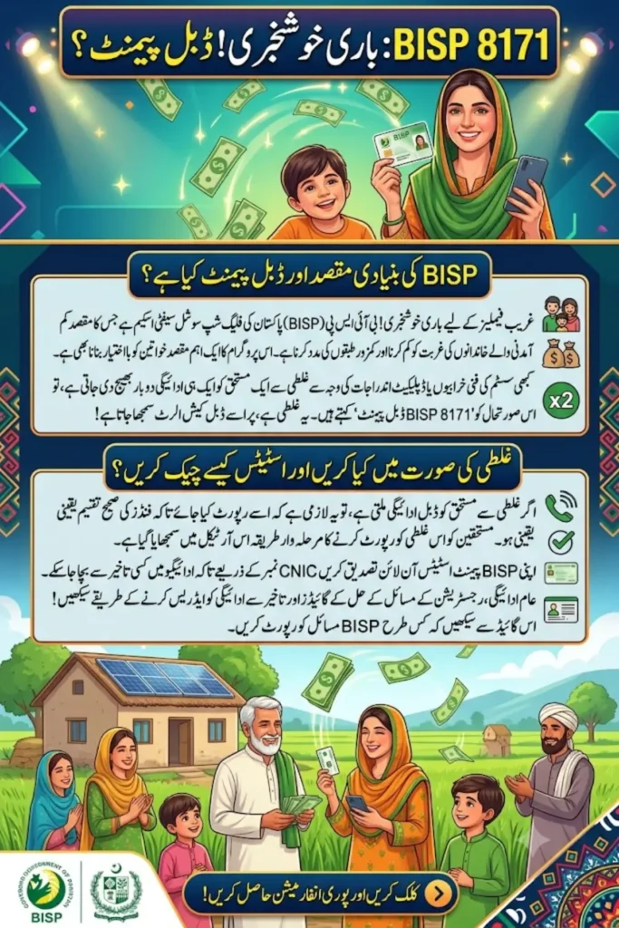 BISP 8171 Double Payment 2026 Check Rs. 27,000 Release Status via CNIC Online