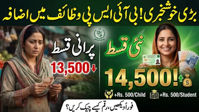 Government Announces BISP Stipends Increase for Low-Income Families