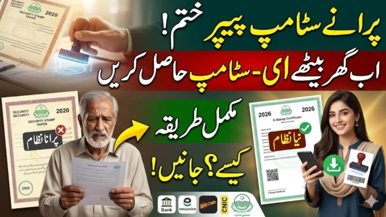 Punjab E-Stamp System 2026 How to Get Digital Stamp Papers Online Through the New Portal