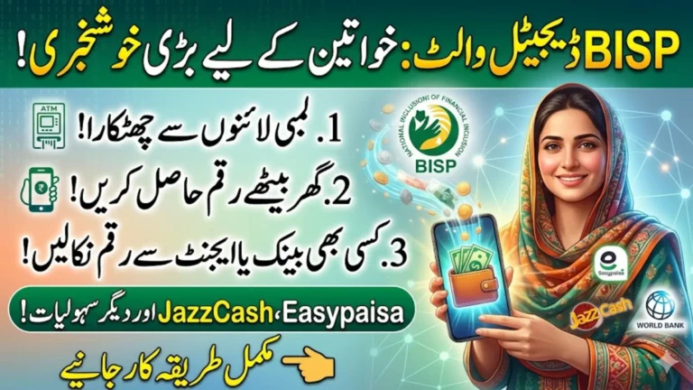 BISP Launches Digital Wallet System for Women Payments in Pakistan