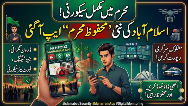 Islamabad Launches Mehfooz Muharram App to Strengthen Security with Digital Monitoring