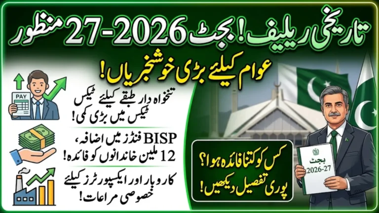 Pakistan Budget 2026-27 Approved with Major Tax Relief and Welfare Measures