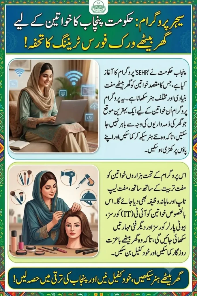 Punjab Launches SEHR Program to Provide Free Skills Training for Women