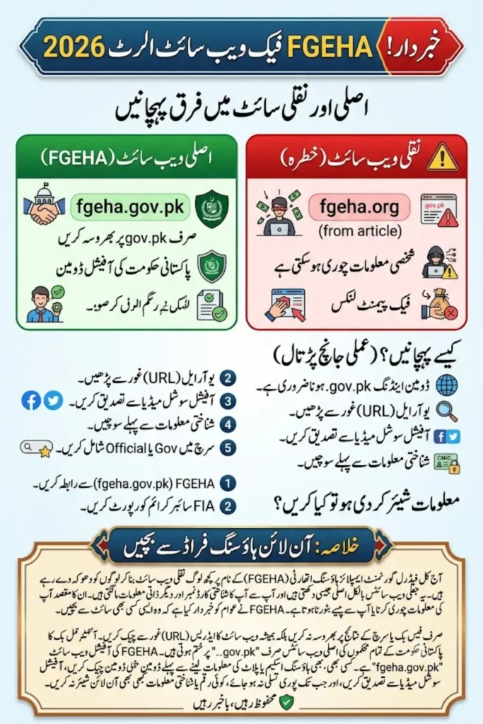 FGEHA Fake Website Alert 2026 How to Identify the Real Site