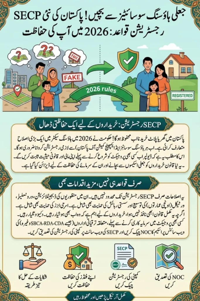 Fake Housing Societies in Pakistan: How the New SECP Registration Rules Aim to Protect You in 2026