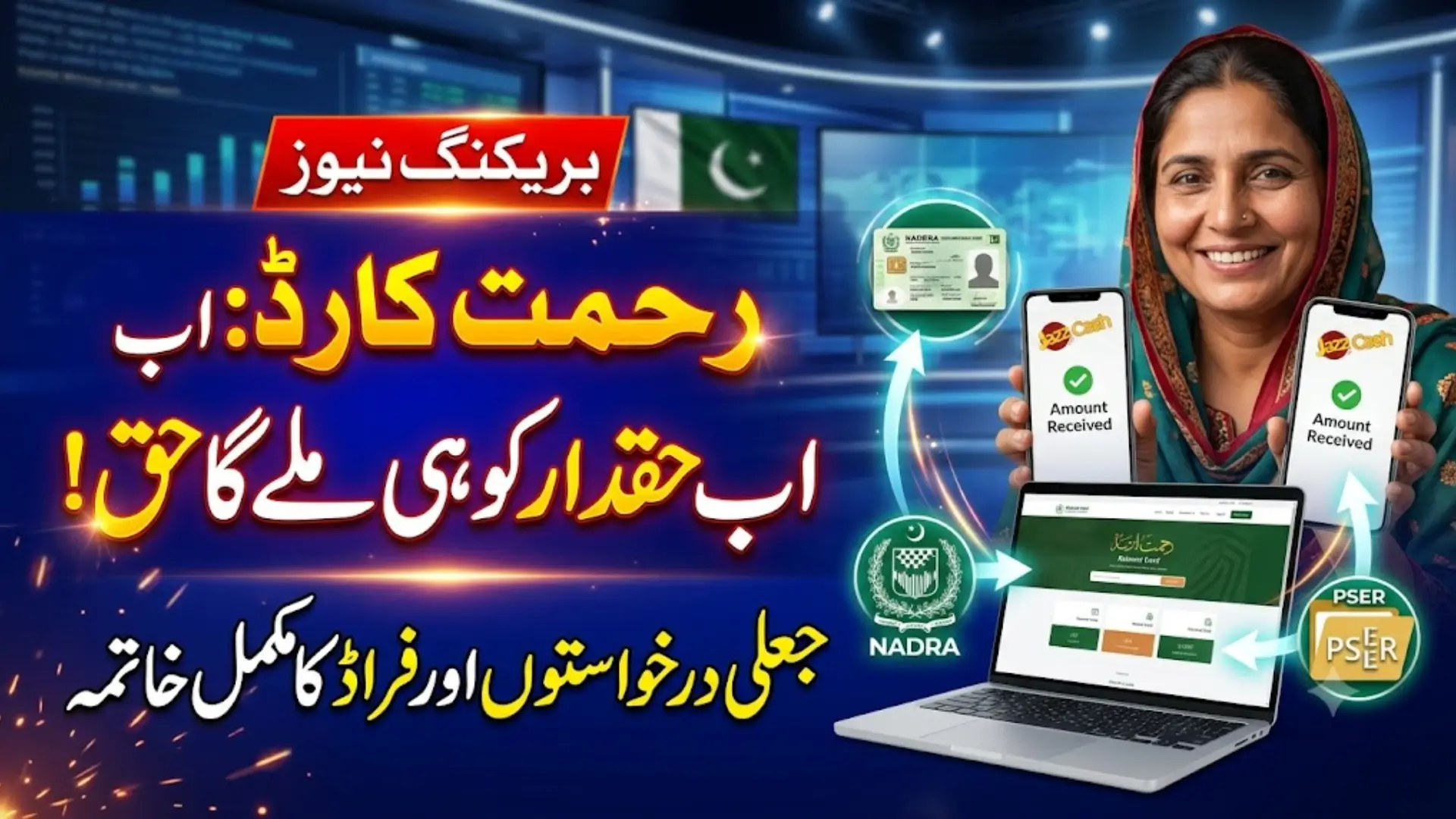 How Rehmat Card Uses NADRA & PSER to Fight Welfare Fraud