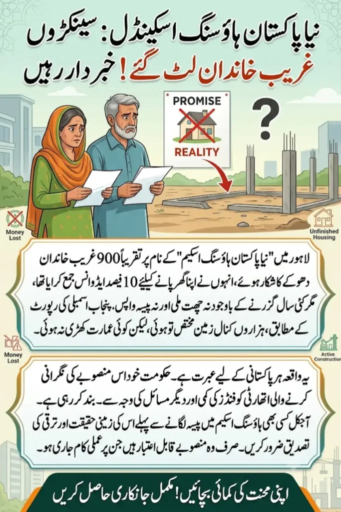 Naya Pakistan Housing Scandal – 896 Families Still Waiting, No Refund
