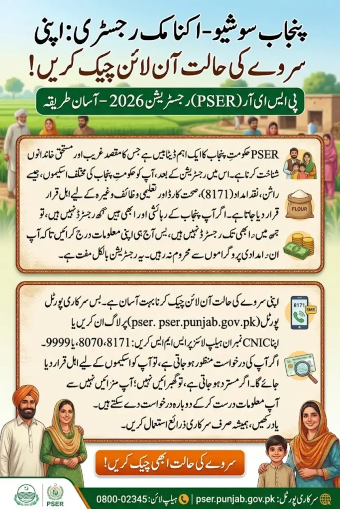 PSER Registration 2026 – Check Your Survey Status Online