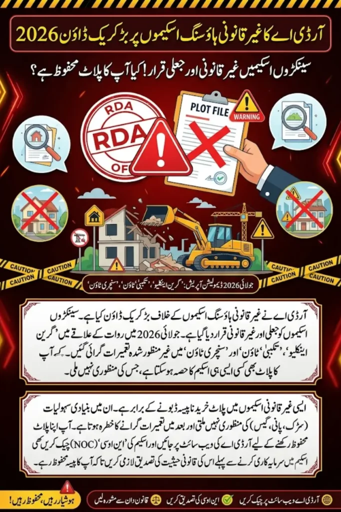 RDA Illegal Housing Schemes 2026: How to Check If Your Plot Is Safe
