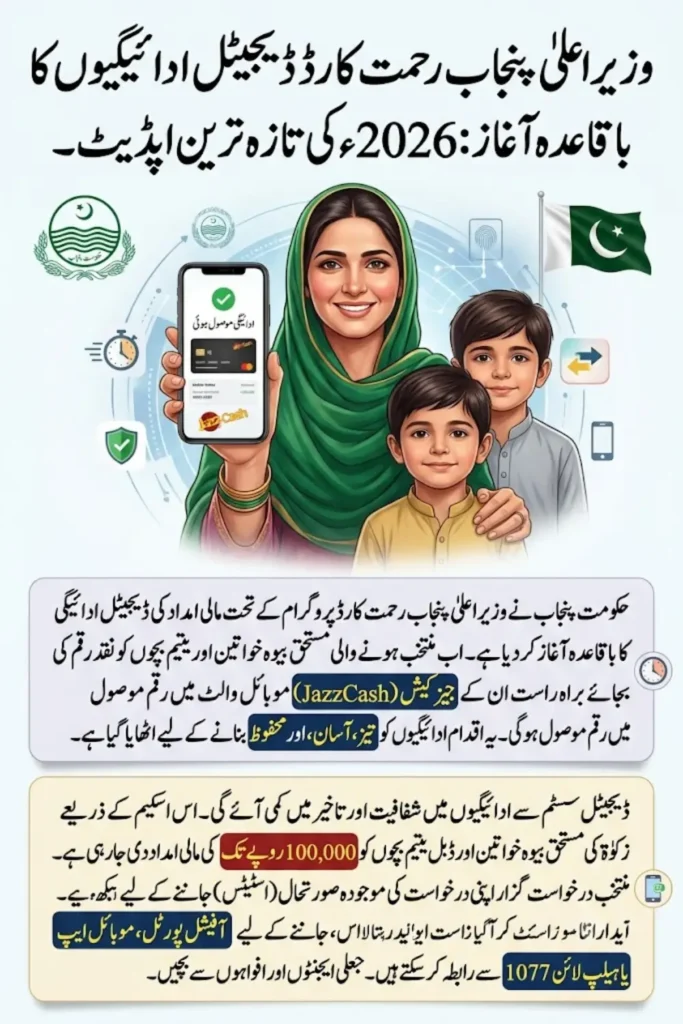 Rehmat Card Digital Payments Begin – Latest Update 2026