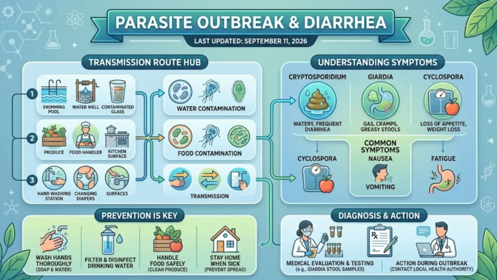 Parasite Outbreak and Explosive Diarrhea: Symptoms, Causes, and What to Know